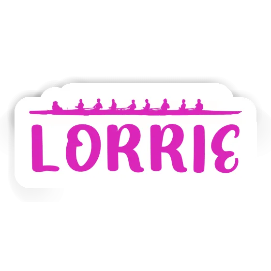 Lorrie Sticker Rowboat Laptop Image