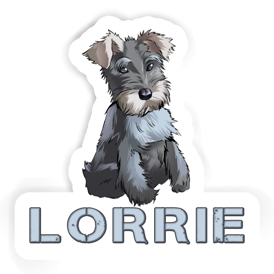 Sticker Lorrie Schnauzer Gift package Image