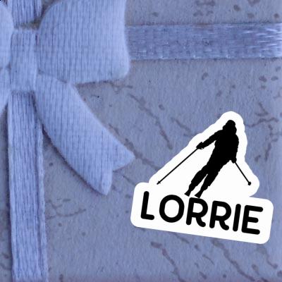 Lorrie Autocollant Skieuse Laptop Image