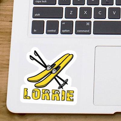 Ski Sticker Lorrie Laptop Image