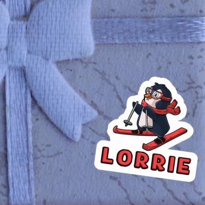 Skier Sticker Lorrie Image