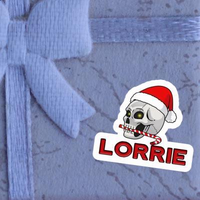 Weihnachtstotenkopf Sticker Lorrie Gift package Image