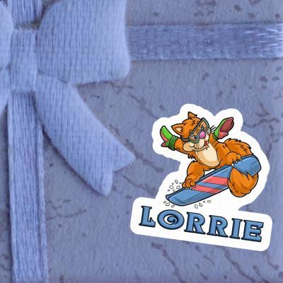 Lorrie Aufkleber Snowboarderin Gift package Image