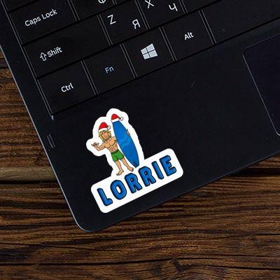 Lorrie Sticker Surfer Notebook Image