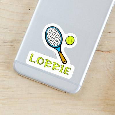 Lorrie Sticker Tennis Racket Notebook Image