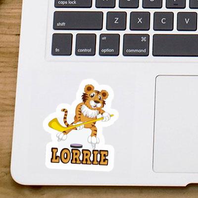 Sticker Lorrie Ice-Hockey Player Laptop Image