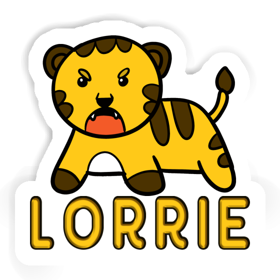 Sticker Lorrie Baby Tiger Notebook Image