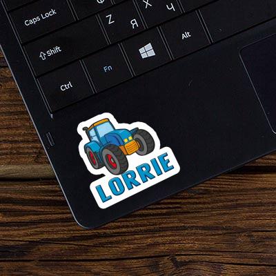 Lorrie Sticker Tractor Notebook Image