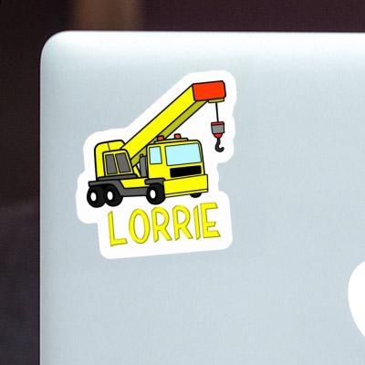 Lorrie Sticker Truck crane Gift package Image