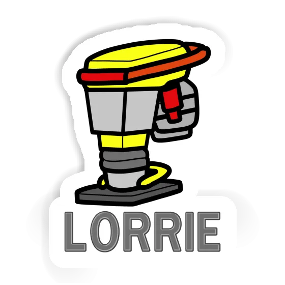 Sticker Vibratory Rammer Lorrie Gift package Image