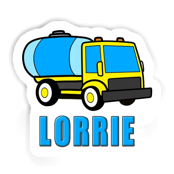 Sticker Lorrie Wassertransporter Laptop Image