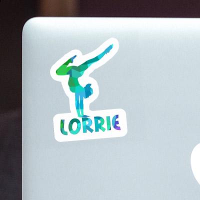 Lorrie Sticker Yoga-Frau Image