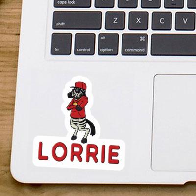 Sticker Lorrie Zebra Notebook Image