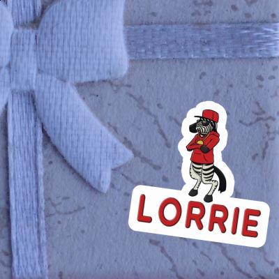 Lorrie Sticker Zebra Laptop Image