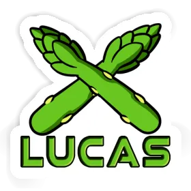Aufkleber Spargel Lucas Image