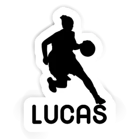 Sticker Basketballspielerin Lucas Image