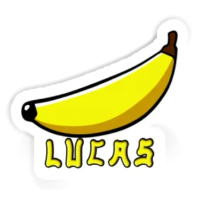 Lucas Aufkleber Banane Image