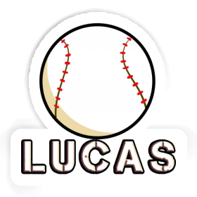 Sticker Baseball Lucas Image