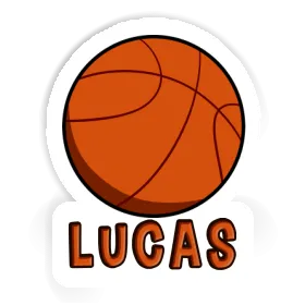 Basketball Aufkleber Lucas Image