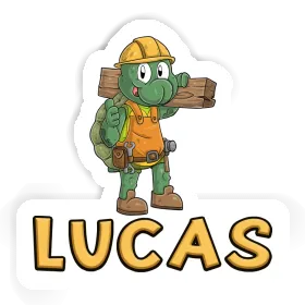 Aufkleber Lucas Bauarbeiter Image