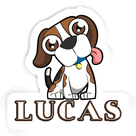 Sticker Beagle Dog Lucas Image