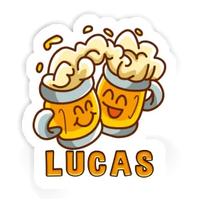 Aufkleber Lucas Bier Image