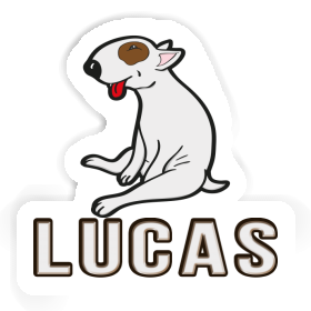 Lucas Sticker Bull Terrier Image