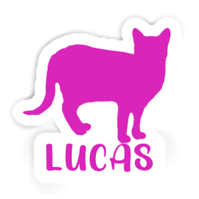 Aufkleber Katze Lucas Image