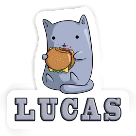Lucas Aufkleber Hamburger-Katze Image