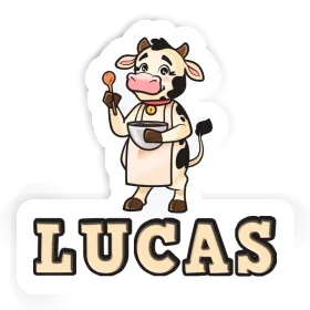 Aufkleber Köchin Lucas Image