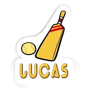 Lucas Sticker Kricketschläger Image