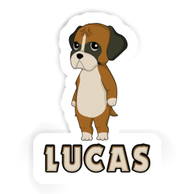 Sticker Lucas German Boxer Image