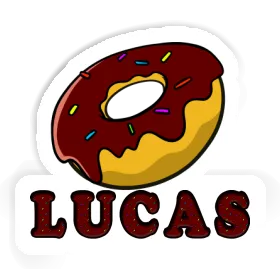 Sticker Krapfen Lucas Image