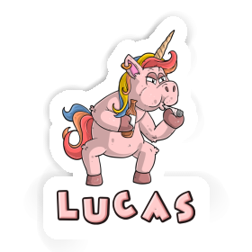 Aufkleber Raucherin Lucas Image
