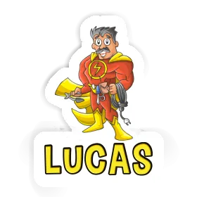 Sticker Electrician Lucas Image