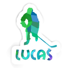 Aufkleber Eishockeyspieler Lucas Image