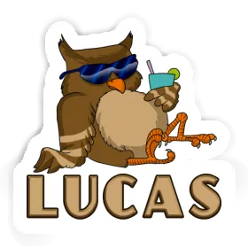 Sticker Eule Lucas Image