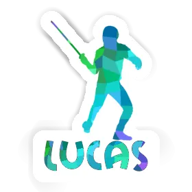 Escrimeur Autocollant Lucas Image