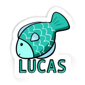 Autocollant Lucas Poisson Image