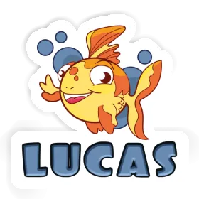 Lucas Autocollant Poisson Image