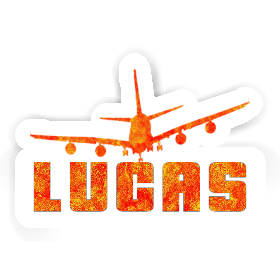 Flugzeug Sticker Lucas Image