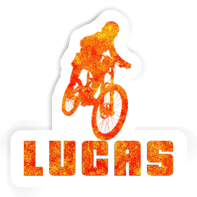 Aufkleber Lucas Freeride Biker Image