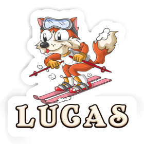 Aufkleber Lucas Skifahrer Image