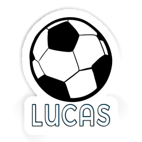 Aufkleber Fußball Lucas Image