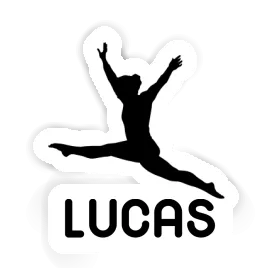 Lucas Sticker Gymnastin Image