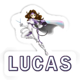Frisörin Aufkleber Lucas Image
