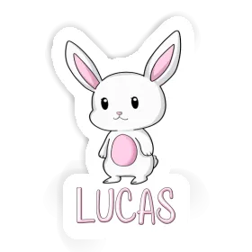 Autocollant Lapin Lucas Image