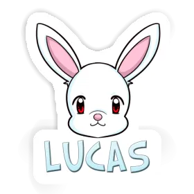 Lucas Aufkleber Hase Image