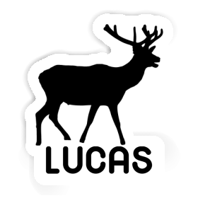 Lucas Sticker Hirsch Image