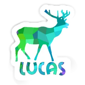 Lucas Sticker Hirsch Image